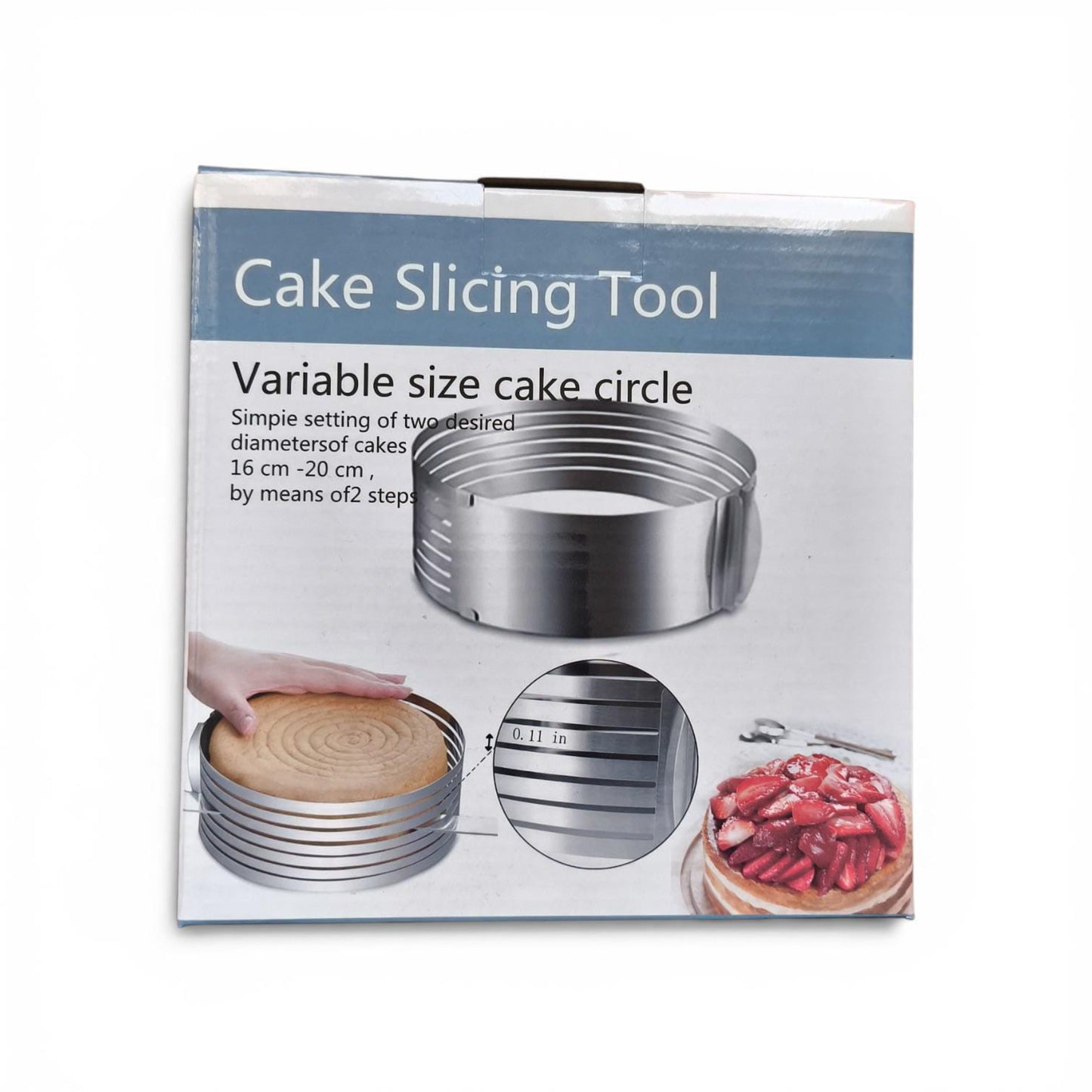 Molde Ajustable para Cortar y Nivelar Tortas – Herramienta Repostera para Pasteles Perfectos 🎂✨