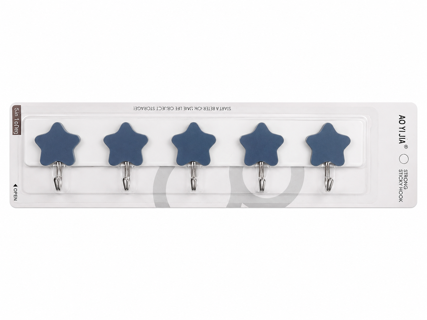 Set 5 Ganchos Adhesivos surtido – Organiza y Decora con Estilo