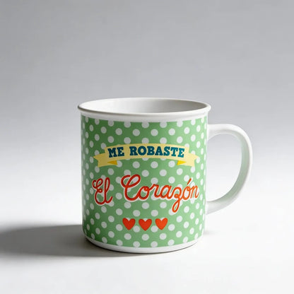 Happydays Tazón “Me Robaste el Corazón” – Regalo Ideal para San Valentín, Aniversarios y Momentos Especiales 💕