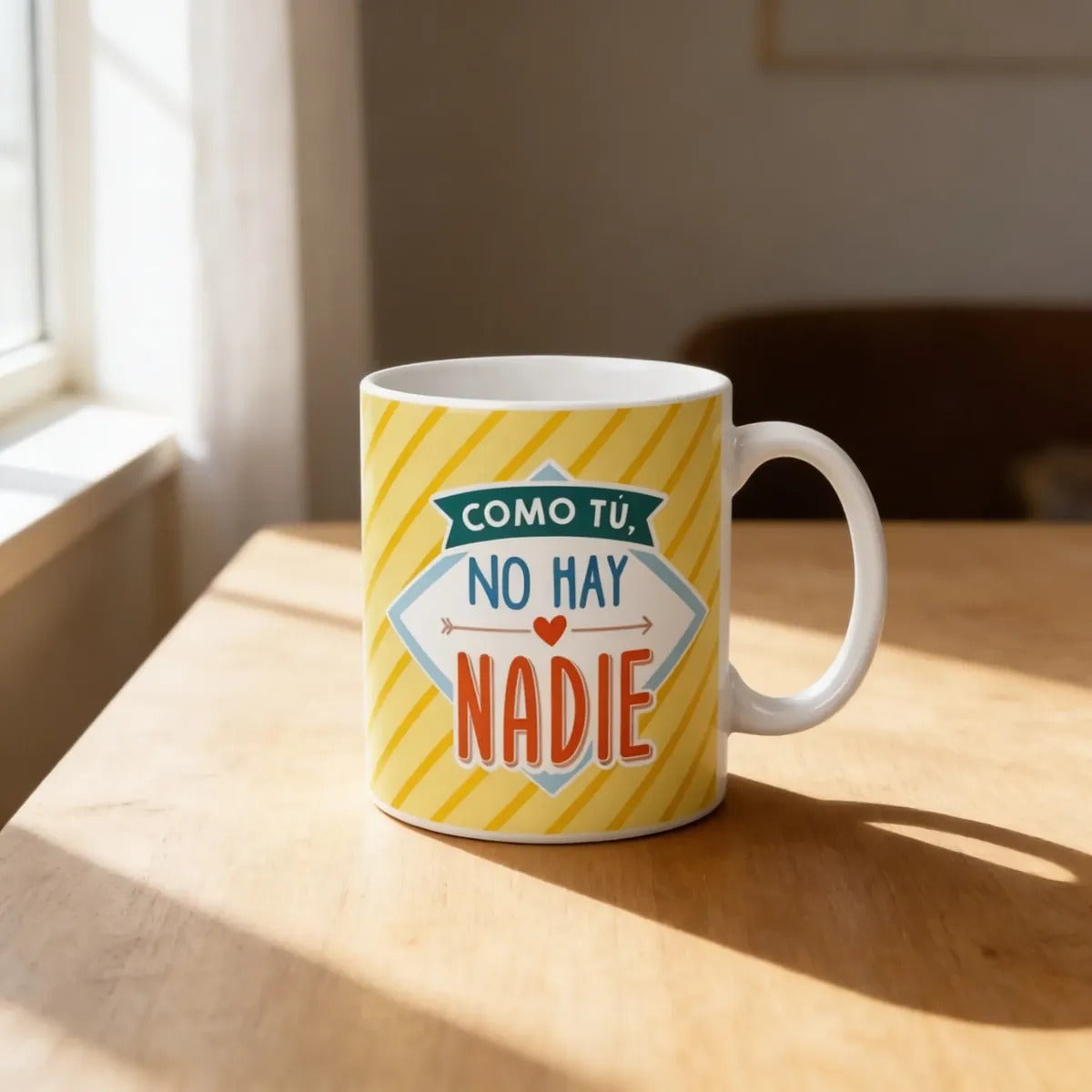 Tazón Happydays “Como Tú No Hay Nadie” – Regalo Ideal para Cumpleaños, Aniversarios, San Valentín y Personas Especiales