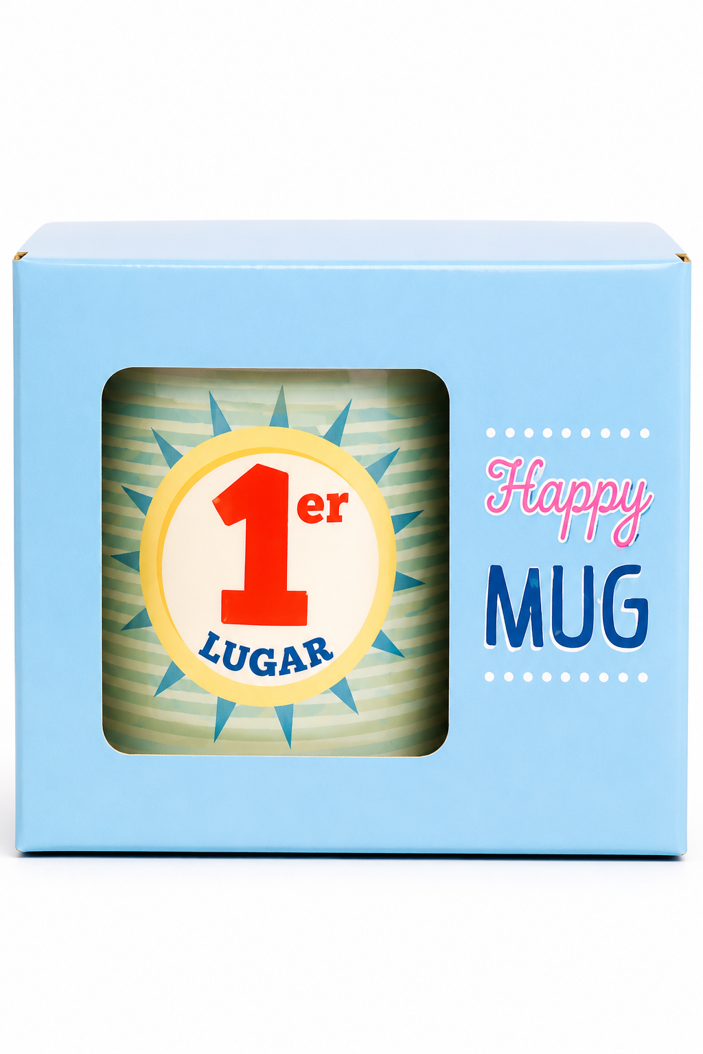 Tazón Happydays “1er Lugar” – Regalo Original para Premios, Reconocimientos y Personas Especiales