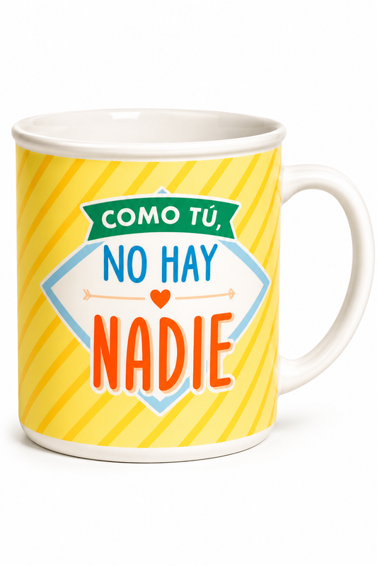 Tazón Happydays “Como Tú No Hay Nadie” – Regalo Ideal para Cumpleaños, Aniversarios, San Valentín y Personas Especiales