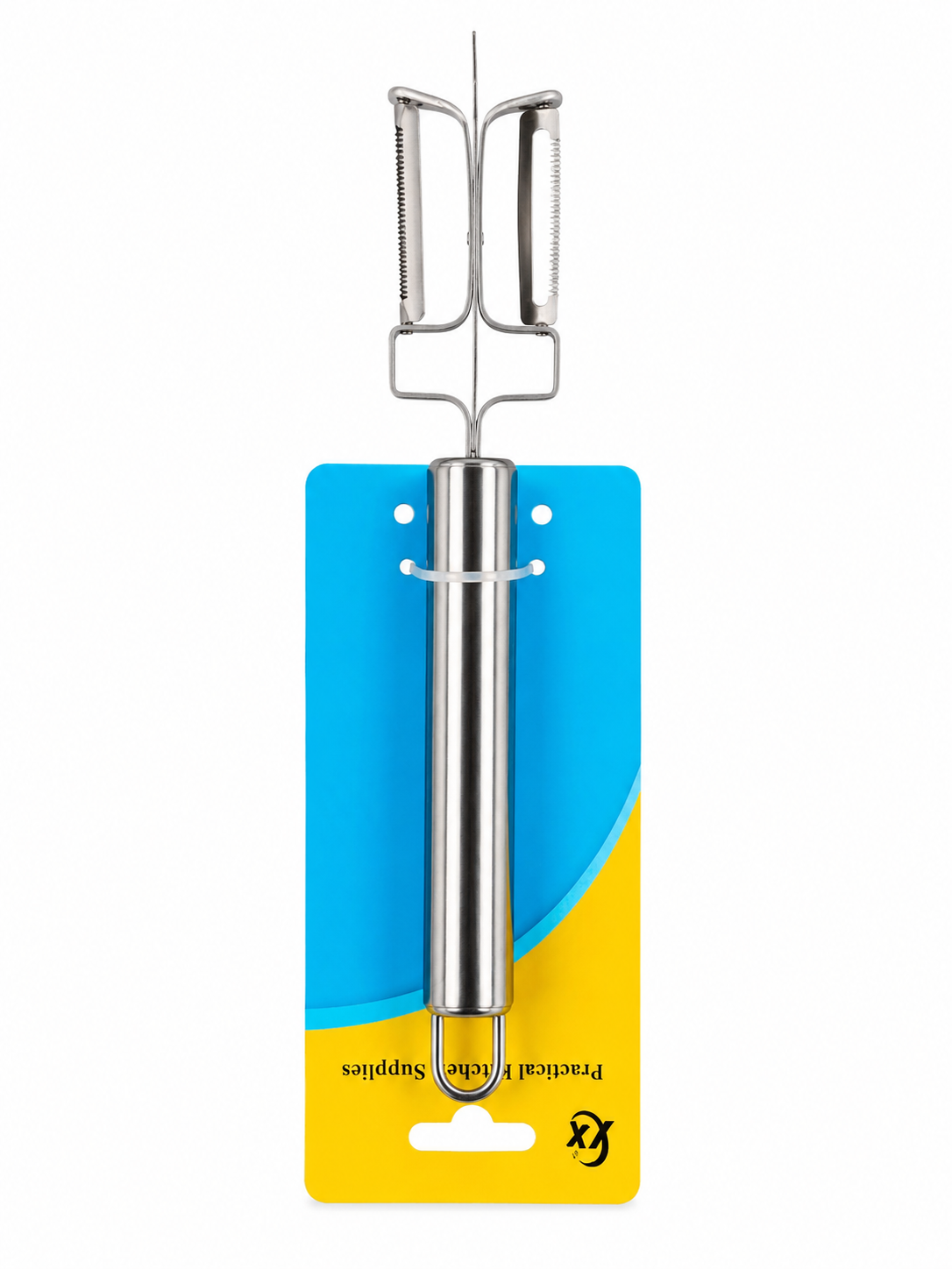 Pelador Multifuncional de Acero Inoxidable 2 en 1 – Ideal para Frutas y Verduras
