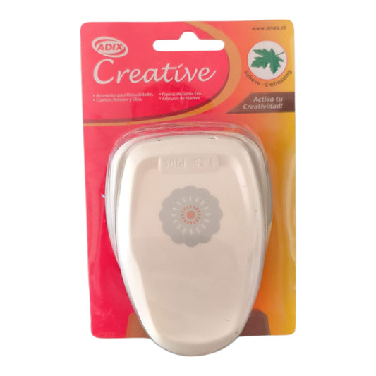 ADIX Perforadora Floral para Scrapbook, Tarjetas y Manualidades Creativas | Troqueladora Decorativa con Relieve 1.25”