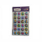 Happydays Stickers 3D Mundo Marino para Decorar Cuadernos, Agendas y Manualidades | Adhesivos en Relieve Coloridos