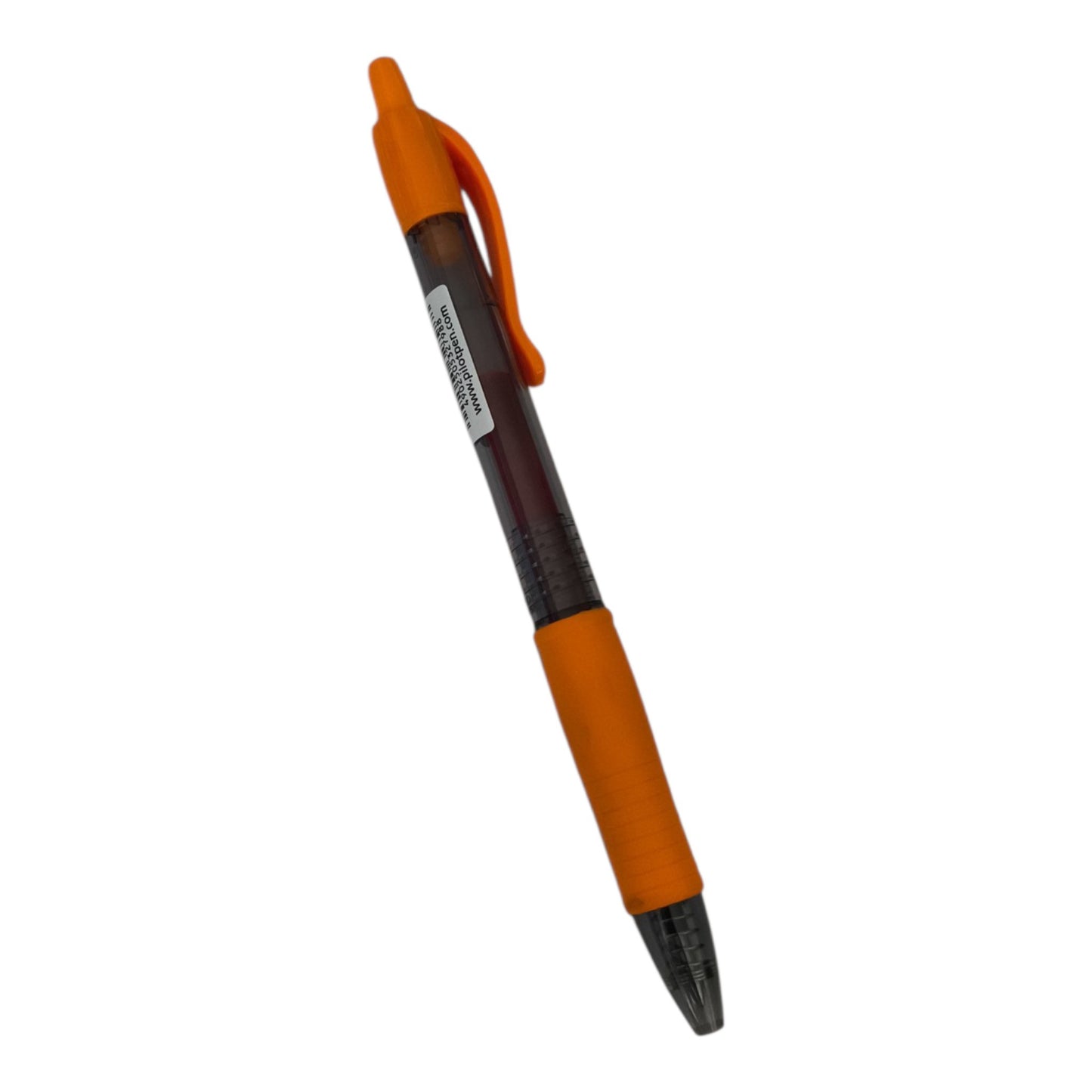 Lápiz Pasta Retráctil para Escritura Escolar, Oficina y Apuntes Color Naranjo