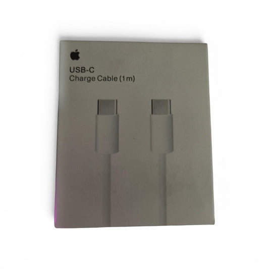 Cable USB-C a USB-C 1 Metro para Carga Rápida – Ideal para Celulares, Tablets y Dispositivos