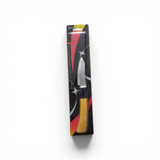 Cuchillo Multiuso de Cocina con Mango de Madera – Ideal para Cortar Frutas, Verduras y Más