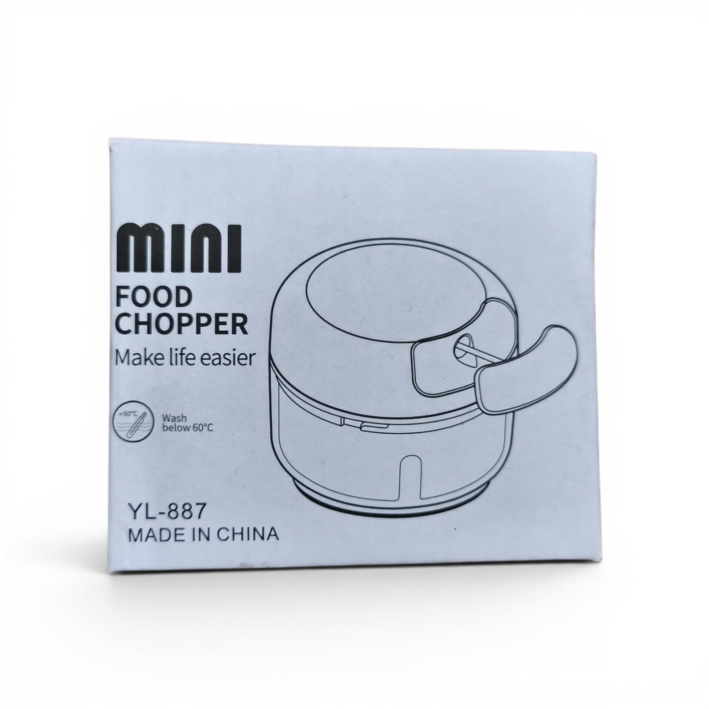 Mini Picadora Manual de Alimentos – Ideal para Verduras, Frutas y Cocina Rápida