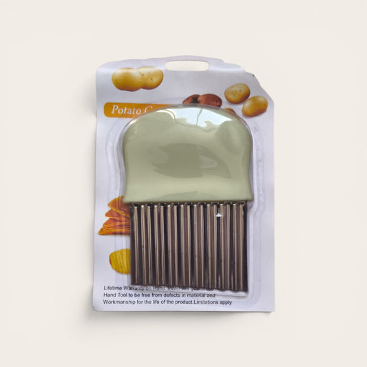 Cortador Ondulado para Papas y Verduras color surtido– Ideal para Papas Fritas y Decoración de Cocina 🥔✨
