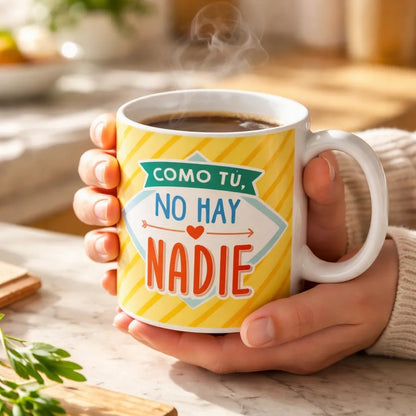 Tazón Happydays “Como Tú No Hay Nadie” – Regalo Ideal para Cumpleaños, Aniversarios, San Valentín y Personas Especiales