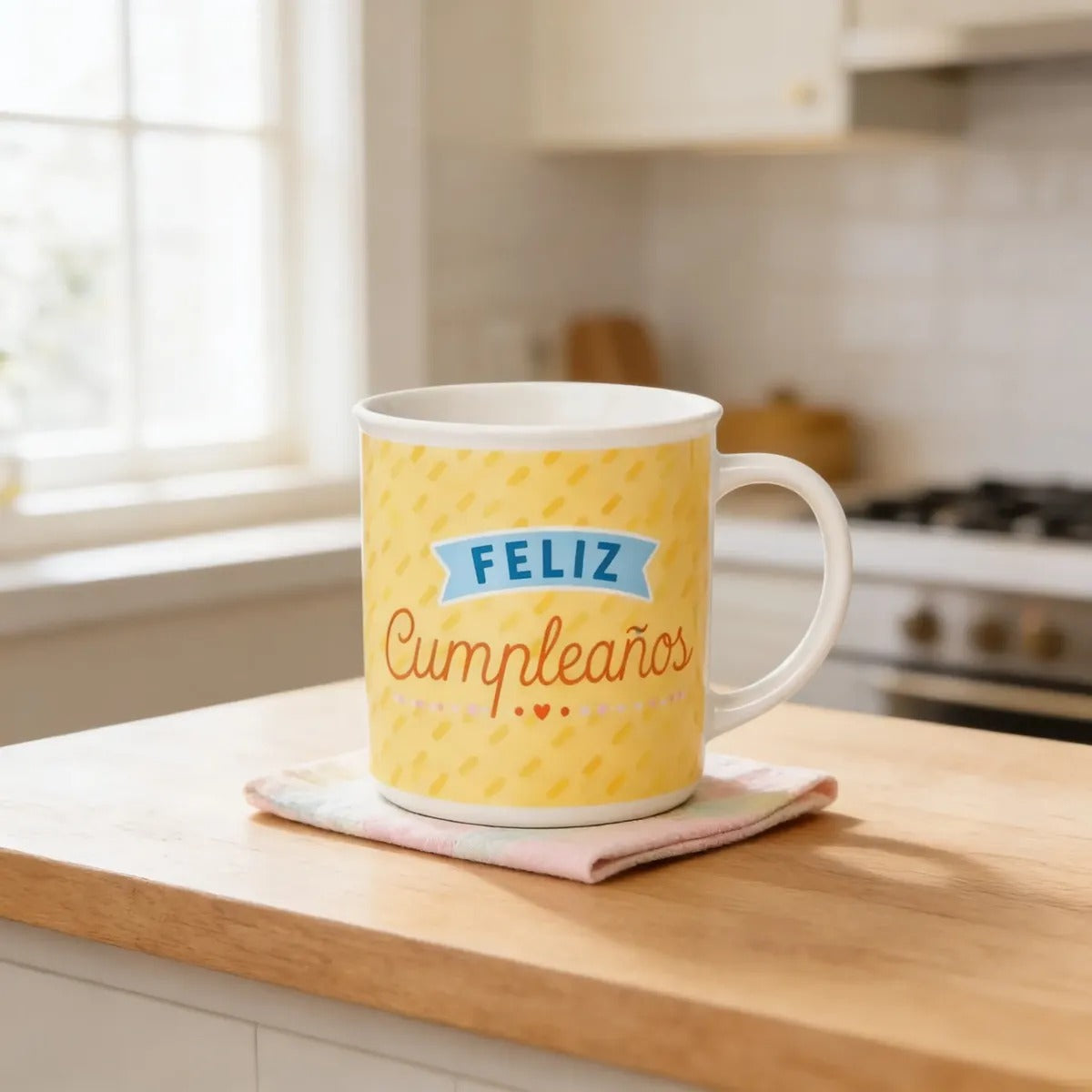 Happydays Tazón “Feliz Cumpleaños” – Regalo Ideal para Cumpleaños, Celebraciones y Sorpresas Especiales