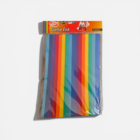 ADIX Goma Eva Colores – Ideal para Manualidades, Decoración y Trabajos Escolares Creativos 🌈✂️