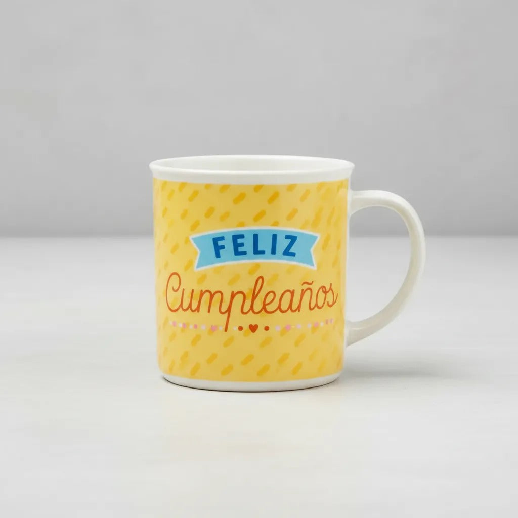 Happydays Tazón “Feliz Cumpleaños” – Regalo Ideal para Cumpleaños, Celebraciones y Sorpresas Especiales