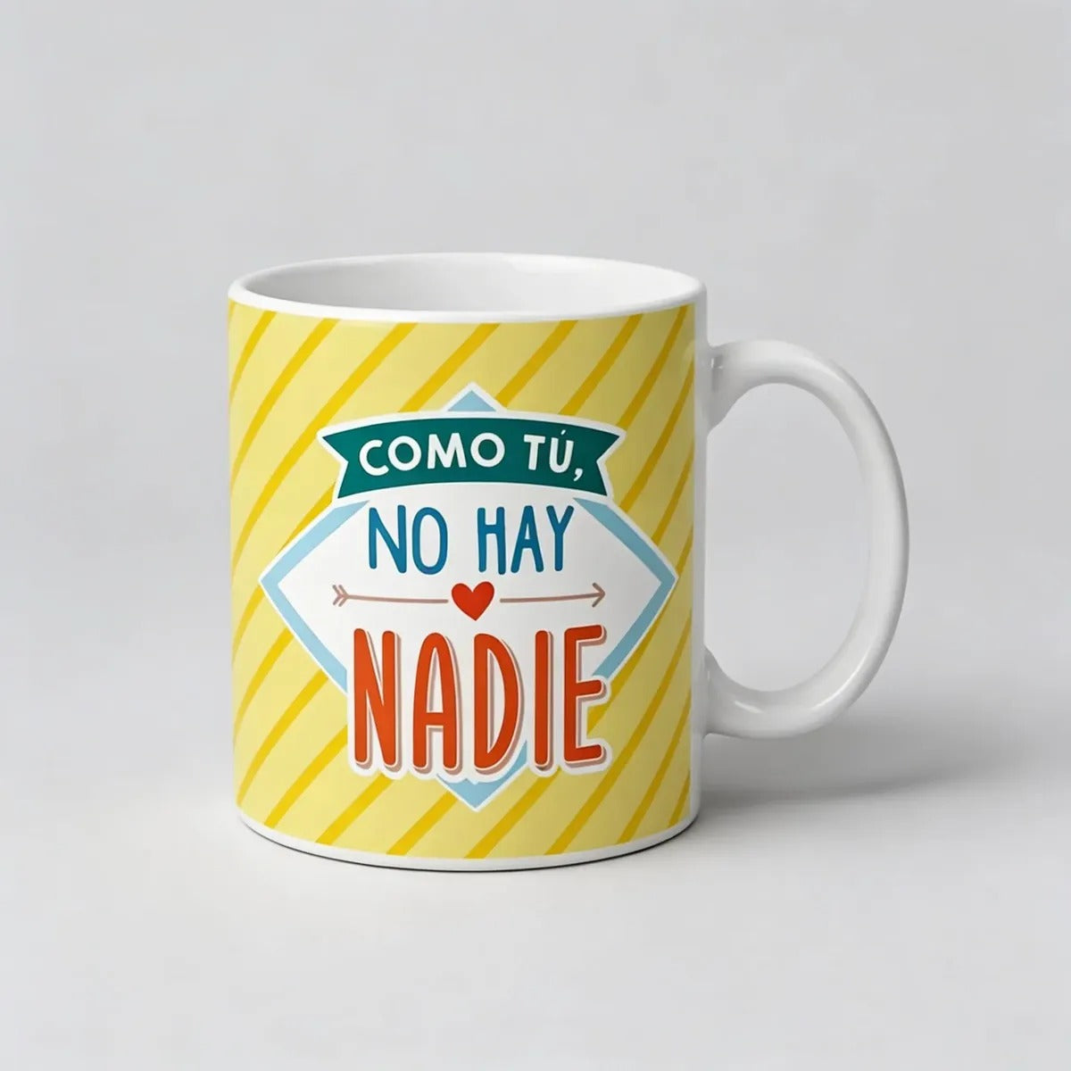 Tazón Happydays “Como Tú No Hay Nadie” – Regalo Ideal para Cumpleaños, Aniversarios, San Valentín y Personas Especiales