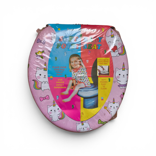 Asiento Acolchado para Baño Infantil – Adaptador Suave para Niños con Diseños Surtidos