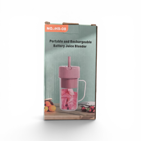 Licuadora Portátil Recargable USB – Prepara Jugos y Smoothies Donde Quieras 🍓🥤