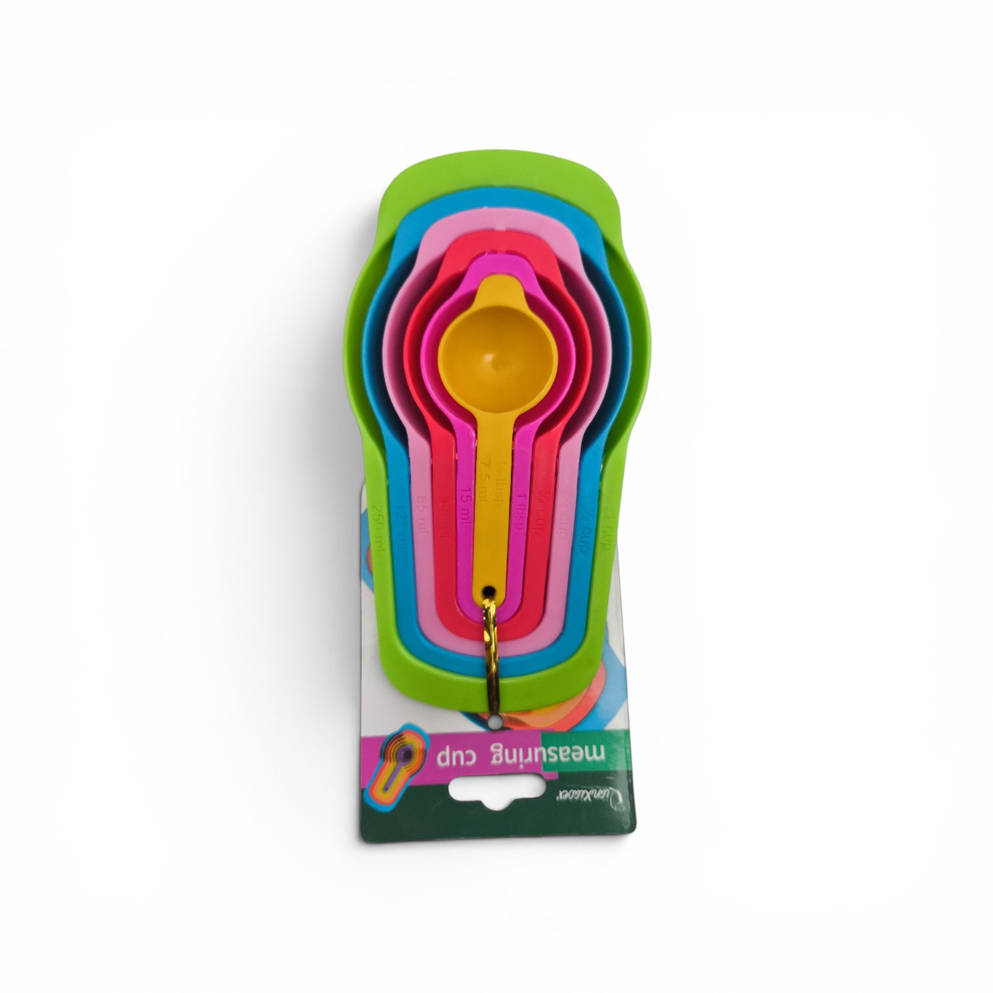 Set de Tazas y Cucharas Medidoras de Colores – Ideal para Repostería y Cocina 🍰🌈