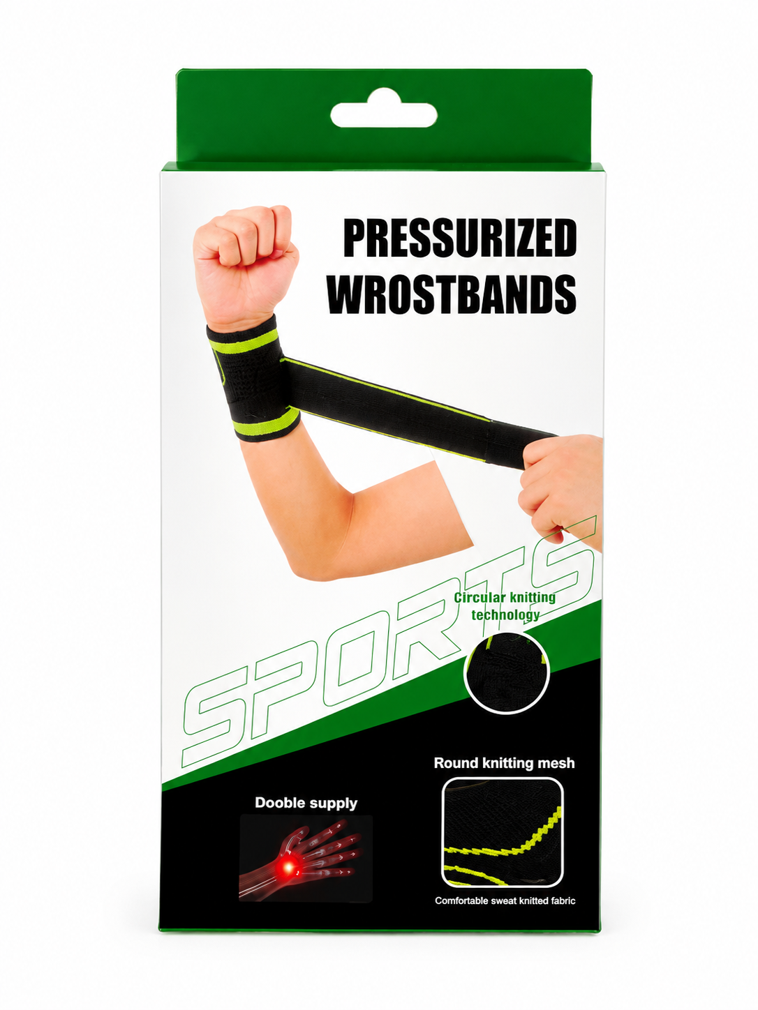 Muñequera Deportiva de Compresión Ajustable – Soporte, Protección y Comodidad para tu Muñeca